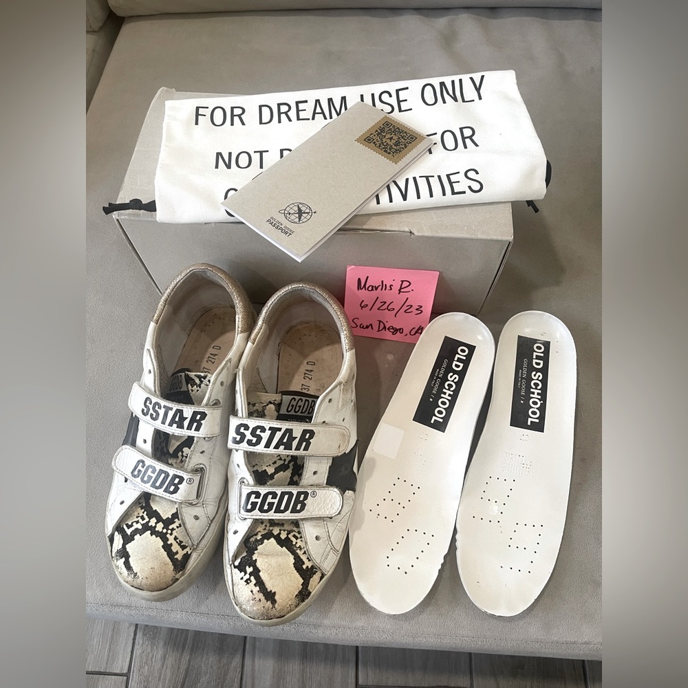 Golden goose old school authentic sneakers 37